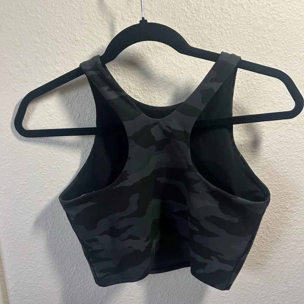 Athleta Black Camouflage Tank - Picture 2 of 4